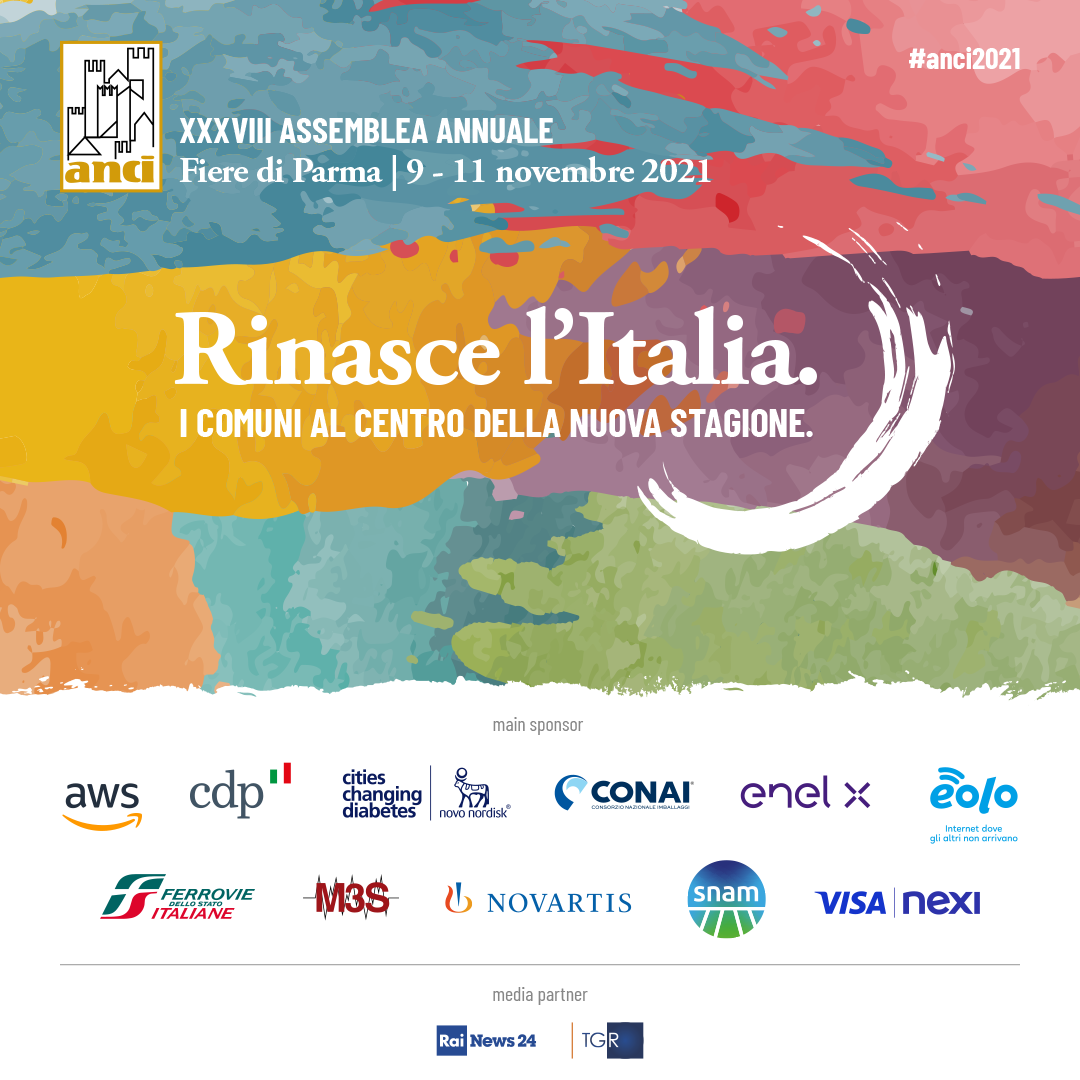 38° Assemblea Anci: A Parma tre giorni di confronto dei sindaci italiani. Presenti ai lavori Mattarella, Fico e Draghi