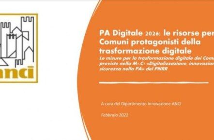 Trasformazione digitale: Presentazione Anci con le misure PNRR per i Comuni