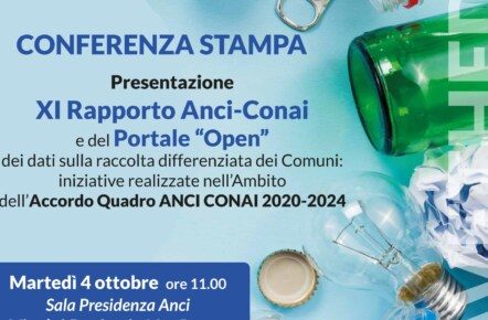 Rifiuti – Nasce “Open” portale Anci-Conai. Conferenza stampa presentazione martedì 4/10