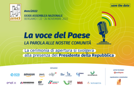 #Anci2022: Il programma (provvisorio) della XXXIX assemblea annuale Anci. A Bergamo dal 22 al 24 novembre