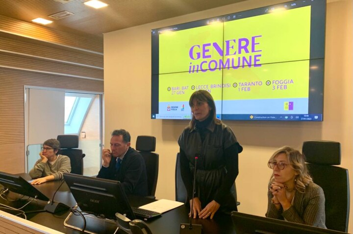 GENEREinCOMUNE: Regione e Anci Puglia insieme per promuovere in 60 Comuni le politiche di genere