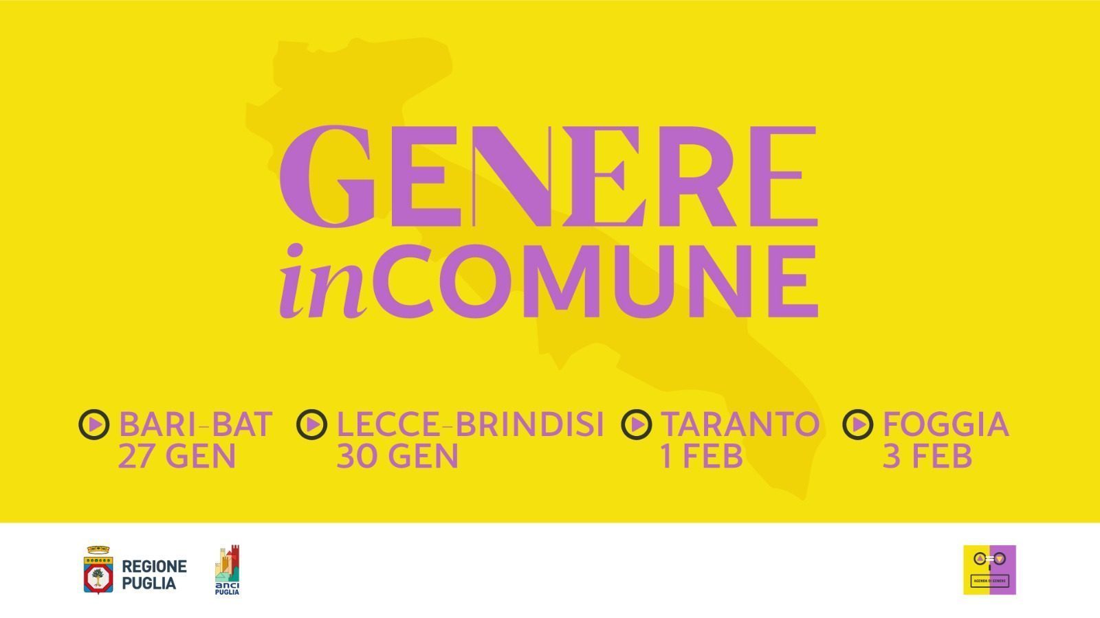 Presentazione avviso GENEREinCOMUNE a Lecce