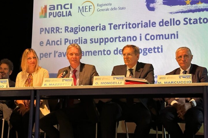 PNRR: Ragioneria Territoriale dello Stato e Anci Puglia firmano Intesa per supportare Comuni nell’avanzamento dei Progetti