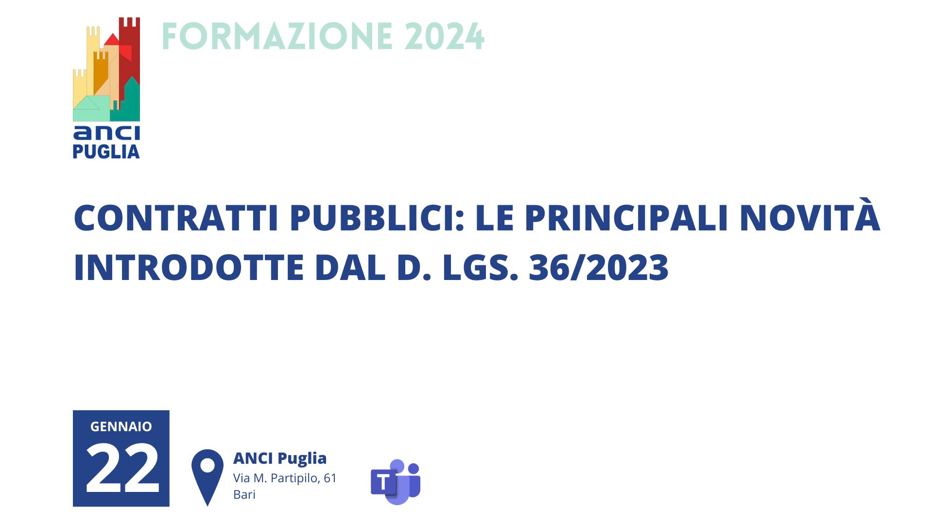 Contratti pubblici: Le principali novità introdotte dal D. Lgs 36/2023